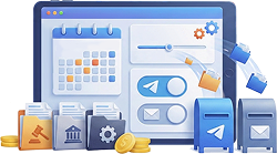 Рассылка тендеров через Telegram, email